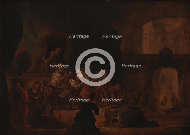 Jephta's Daughter Being Led to the Altar, 1640-1674. Creator: Gerrit de Wet.