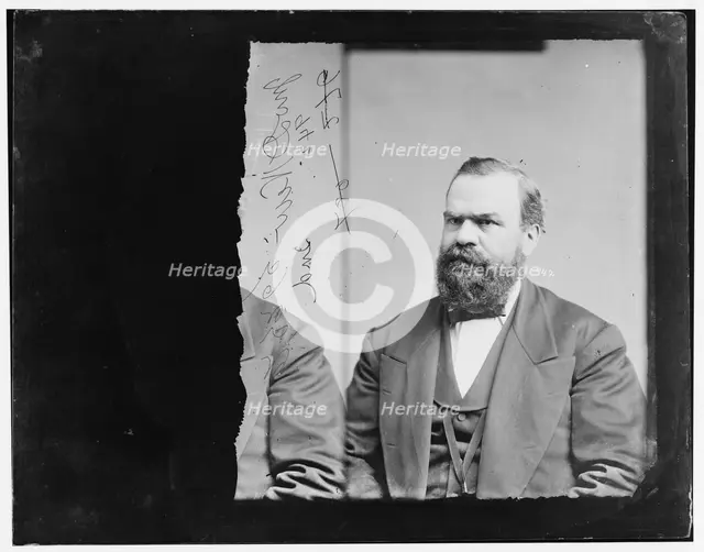 Jeptha Dudley New of Indiana, between 1865 and 1880. Creator: Unknown.