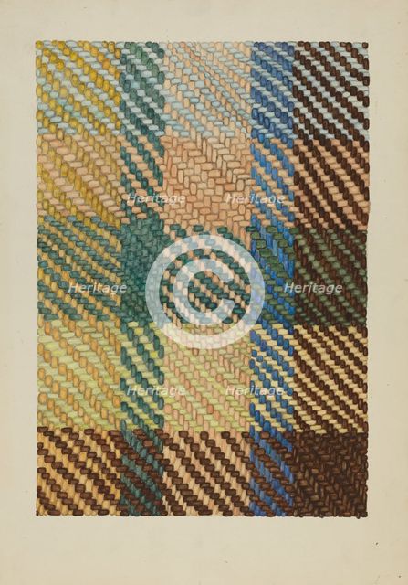 Jerga (Carpet), c. 1938. Creator: Marjery Parish.