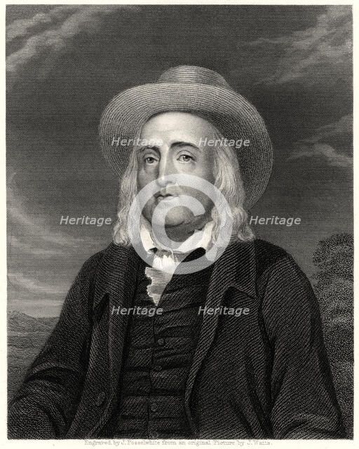 'Jeremy Bentham', 19th century. Artist: James Posselwhite