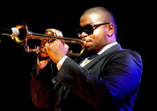 Jeremy Pelt, Brecon jazz Festival, 2008. Artist: Brian O'Connor