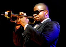 Jeremy Pelt, Brecon jazz Festival, 2008. Artist: Brian O'Connor
