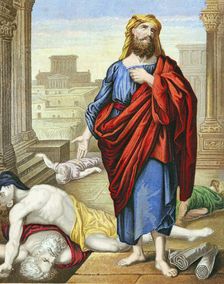 Jeremiah, Old Testament prophet, c1860. Creator: Unknown