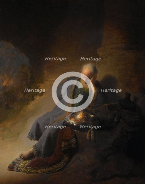 Jeremiah lamenting the Destruction of Jerusalem, 1630. Artist: Rembrandt van Rhijn (1606-1669)