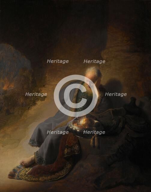 Jeremiah Lamenting the Destruction of Jerusalem, 1630. Creator: Rembrandt Harmensz van Rijn.