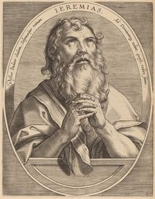 Jeremiah, published 1613. Creator: Theodoor Galle