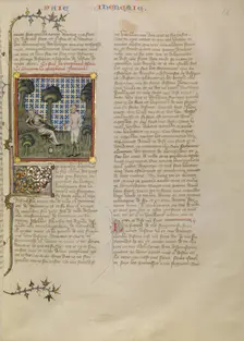 Jeremiah's Vision of a Young Man, about 1360-1370. Creator: Master of Jean de Mandeville