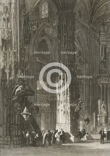 Jerez de la Frontera Cathedral, Province of Cadiz, Andalusia, Spain, 1853. Creator: Antonio Roca Sallent.