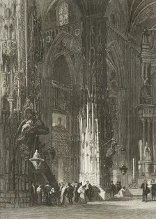 Jerez de la Frontera Cathedral, Province of Cadiz, Andalusia, Spain, 1853. Creator: Antonio Roca Sallent