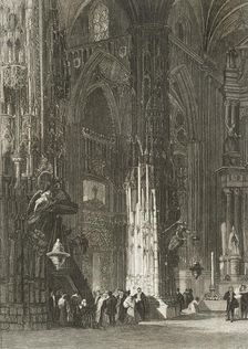 Jerez de la Frontera Cathedral, Province of Cadiz, Andalusia, Spain, 1853. Creator: Antonio Roca Sallent