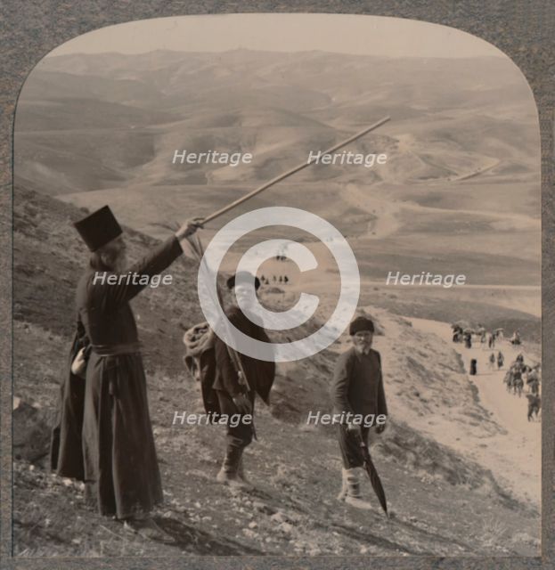 'Jericho road, near the Samaritan's Inn', c1900. Artist: Unknown.