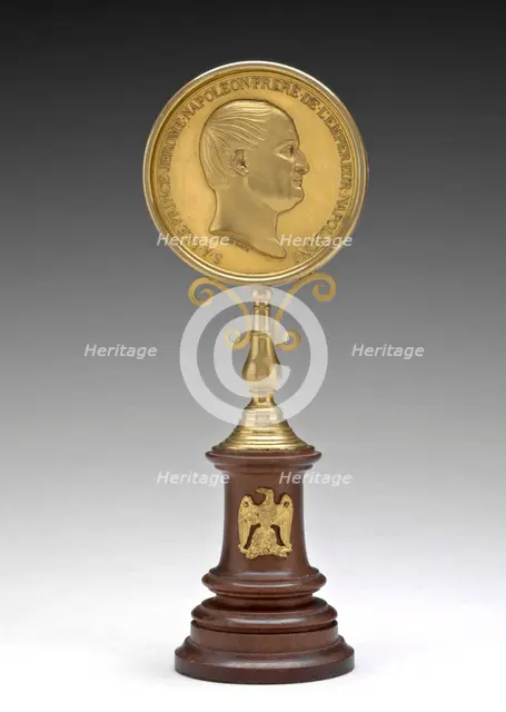 Jérôme Napoleon, 1784-1860 [obverse], 1860. Creator: Albert-Désiré Barre.