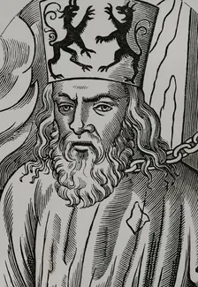 Jerome of Prague (1360-1416), Czech scholastic philosopher and preacher (Detail), 1877. Creator: Unknown