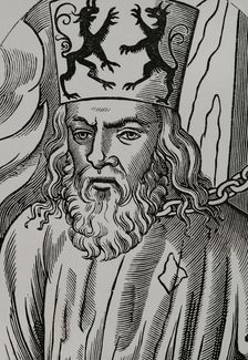 Jerome of Prague (1360-1416), Czech scholastic philosopher and preacher (Detail), 1877. Creator: Unknown