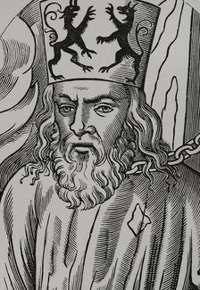 Jerome of Prague (1360-1416), Czech scholastic philosopher and preacher (Detail), 1877. Creator: Unknown