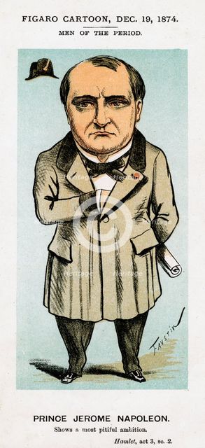 Jérôme Bonaparte, 1874. Creator: Faustin.