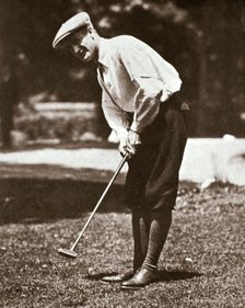 Jerome D Travers, American champion golfer, 1910s. Creator: Unknown