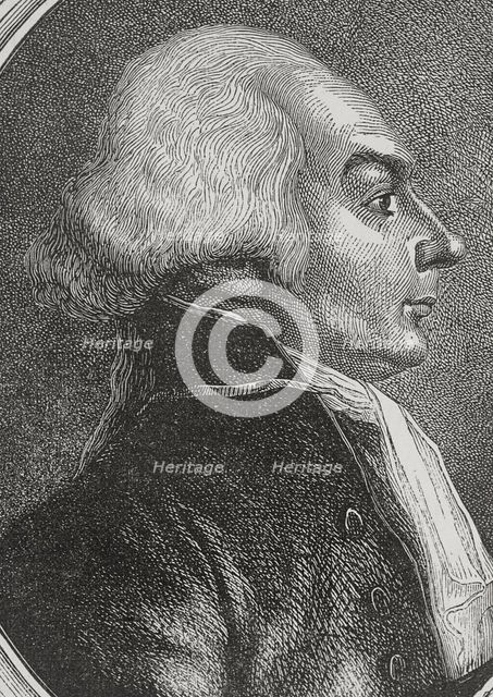Jerome Petion de Villeneuve, (1756-1794), French revolutionary, one of the Jacobin leaders, 1876.  Creator: Unknown.