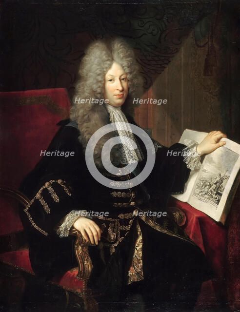 Jérôme Phélypeaux (1674-1747), comte de Pontchartrain. Artist: Tournieres, Robert (1667-1752)