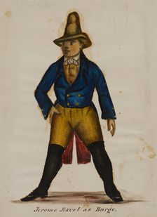 Jerome Ravel as Burge, 1855-1859. Creator: Alfred Jacob Miller