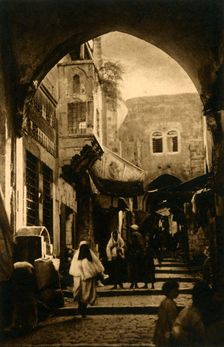 Jersualem - David Street c1918-c1939. Creator: Unknown