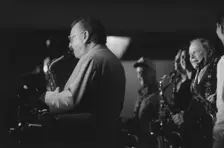 Jerry Dodgion, The March of Jazz, Clearwater Beach, Florida, 2000. Creator: Brian Foskett