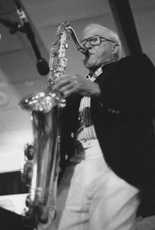 Jerry Jerome, The March of Jazz, Clearwater Beach, Florida, 1997. Creator: Brian Foskett