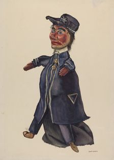 Jerry the Policeman, c. 1937. Creator: Dorothy Harris