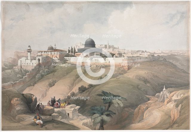 Jerusalem, 1839. Creator: David Roberts (British, 1796-1864).