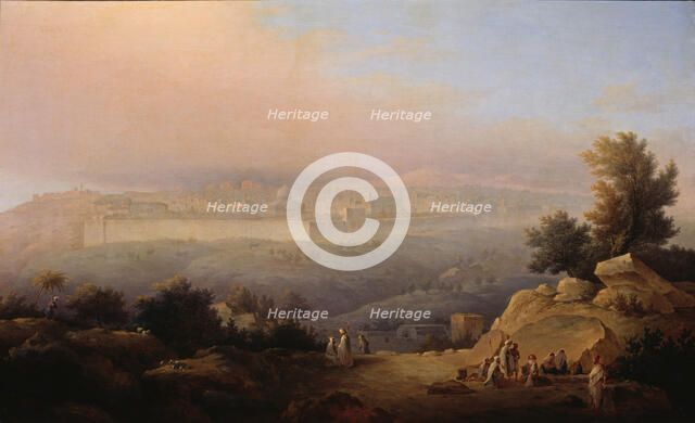 Jerusalem, 1849. Artist: Vorobyev, Maxim Nikiphorovich (1787-1855)