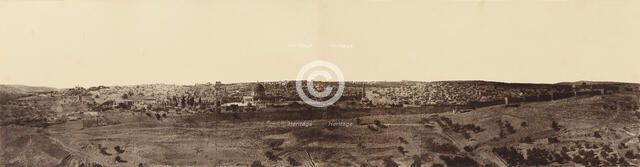 Jérusalem, 1860 or later. Creator: Louis de Clercq.