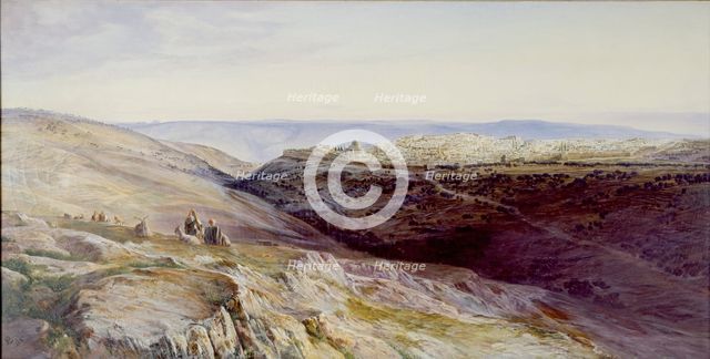 Jerusalem, 1865. Artist: Edward Lear.