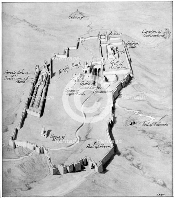 Jerusalem, 1926.Artist: NA Lyon