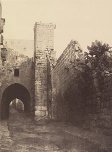 Jérusalem. Massif de la Tour Antonia, 1860 or later. Creator: Louis de Clercq