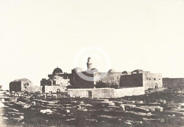 Jérusalem, Mont Sion, 1854. Creator: Auguste Salzmann.