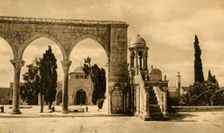 Jerusalem - Mosque El-Aksa c1918-c1939. Creator: Unknown