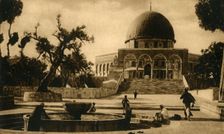 Jerusalem - Mosque of Omar c1918-c1939. Creator: Unknown