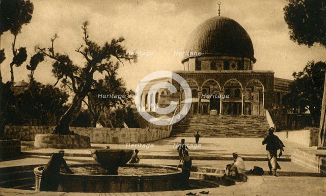 'Jerusalem - Mosque of Omar', c1918-c1939. Creator: Unknown.