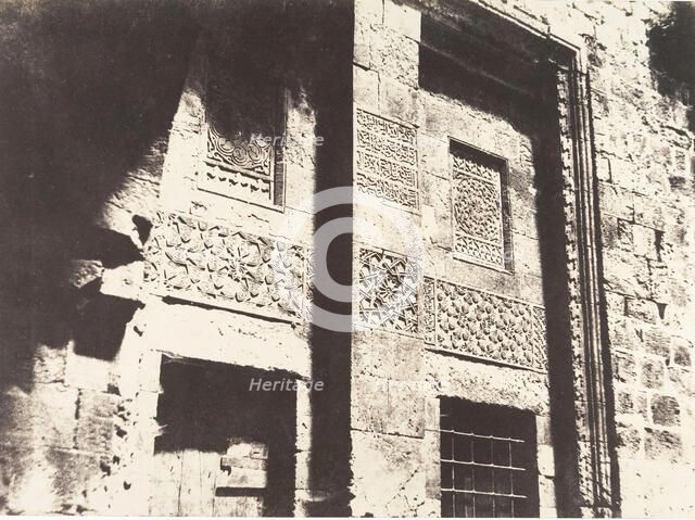 Jérusalem, Ornements arabes, 1854. Creator: Auguste Salzmann.