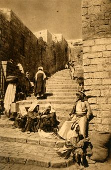 Jerusalem - A Street c1918-c1939. Creator: Unknown