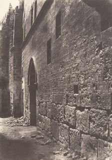 Jérusalem, Auberge d'Allemagne, 1854. Creator: Auguste Salzmann