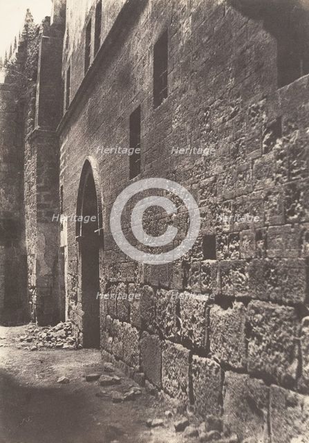 Jérusalem, Auberge d'Allemagne, 1854. Creator: Auguste Salzmann.