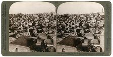 Jerusalem, as seen from the nothern wall, Palestine, 1897.Artist: Underwood & Underwood