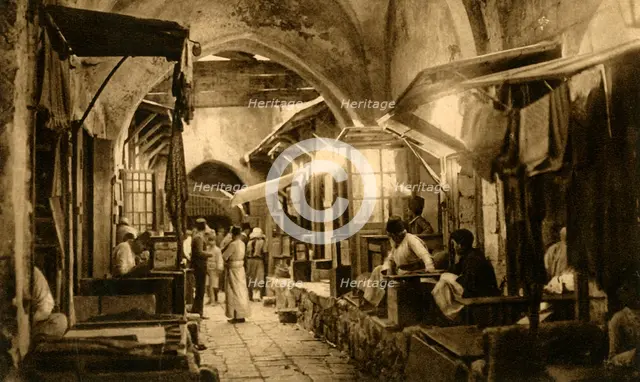 'Jerusalem - Bazaar of the Goldsmiths', c1918-c1939. Creator: Unknown.