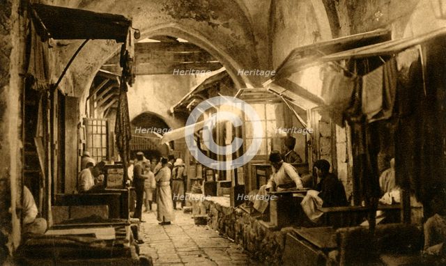 'Jerusalem - Bazaar of the Goldsmiths', c1918-c1939. Creator: Unknown.