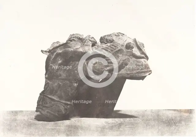 Jérusalem, Casque trouvé dans le Jourdain, 1, 1854. Creator: Auguste Salzmann.