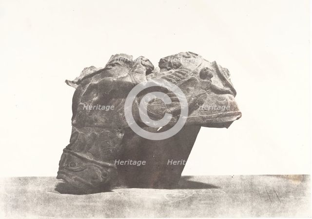 Jérusalem, Casque trouvé dans le Jourdain, 1, 1854. Creator: Auguste Salzmann.