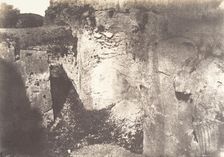 Jérusalem, Carrière à la Porte de Damas, 1854. Creator: Auguste Salzmann