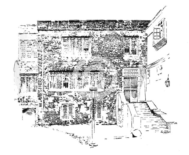 'Jerusalem Chamber. Abbot's Residence, Westminster', c1897. Artist: William Patten.