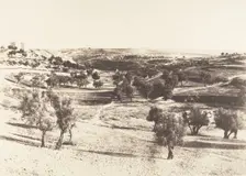 Jérusalem, Chemin de Beit-Lehem, 1854. Creator: Auguste Salzmann